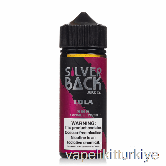 Vape Elektronik Sigara Lola - Silverback Suyu Co. - 120ml 0mg
